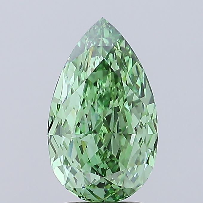 2.84 Carat Pear Shaped, Ideal Cut, VS1 Clarity, IGI Certified Lab Grown Diamond