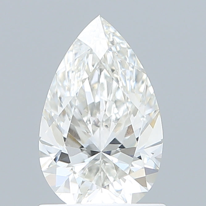 1.07 Carat Pear Shaped, Excellent Cut, E Color, VVS2 Clarity, IGI Certified Lab Grown Diamond