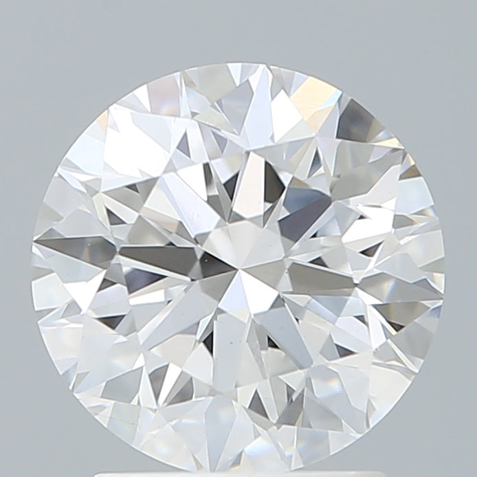 2.29 Carat Round Shaped, Excellent Cut, D Color, VVS2 Clarity, IGI Certified Lab Grown Diamond