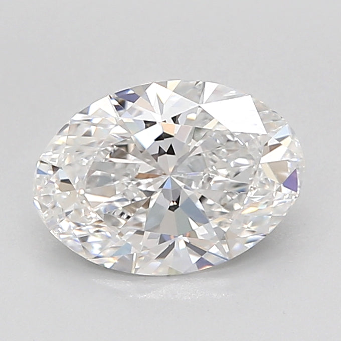 1.50 Carat Oval Shaped, Ideal Cut, D Color, VVS2 Clarity, IGI Certified Lab Grown Diamond
