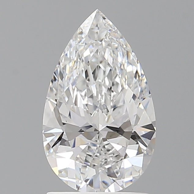 1.59 Carat Pear Shaped, Ideal Cut, D Color, VVS2 Clarity, IGI Certified Lab Grown Diamond