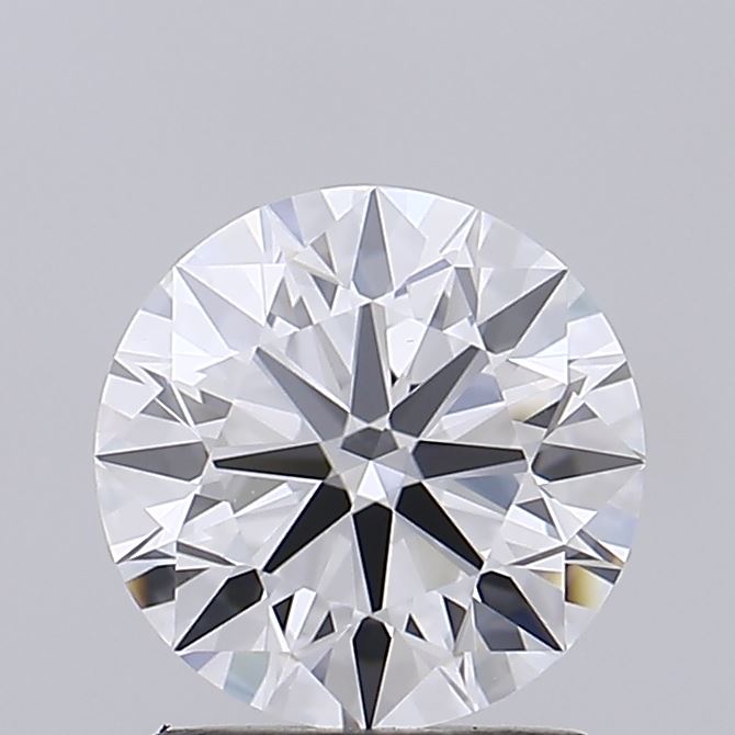 1.53 Carat Round Shaped, Ideal Cut, D Color, VS1 Clarity, IGI Certified Lab Grown Diamond
