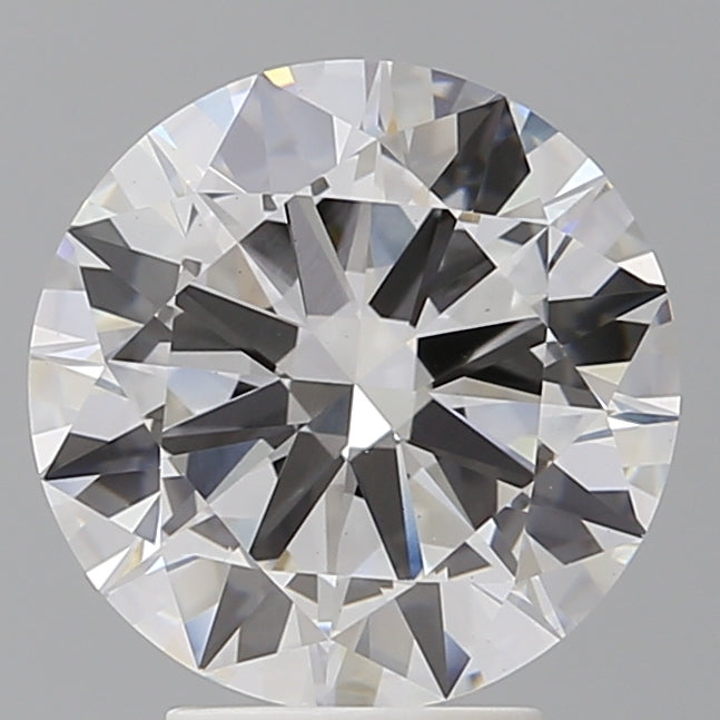 4.03 Carat Round Shaped, Excellent Cut, E Color, VVS2 Clarity, IGI Certified Lab Grown Diamond
