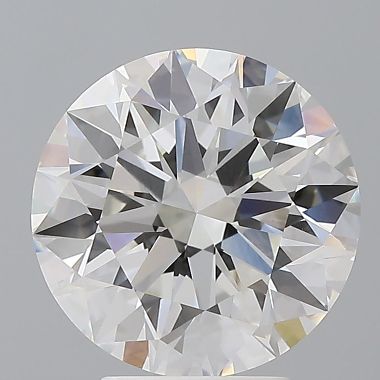 4.10 Carat Round Shaped, Ideal Cut, E Color, VVS2 Clarity, IGI Certified Lab Grown Diamond