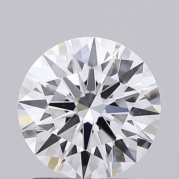1.57 Carat Round Shaped, Ideal Cut, D Color, VS1 Clarity, IGI Certified Lab Grown Diamond