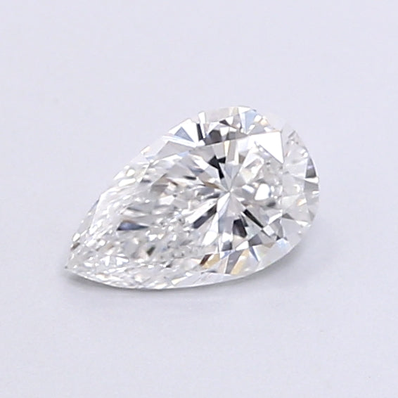0.32 Carat Pear Shaped, Very Good Cut, D Color, VS2 Clarity, IGI Certified Lab Grown Diamond