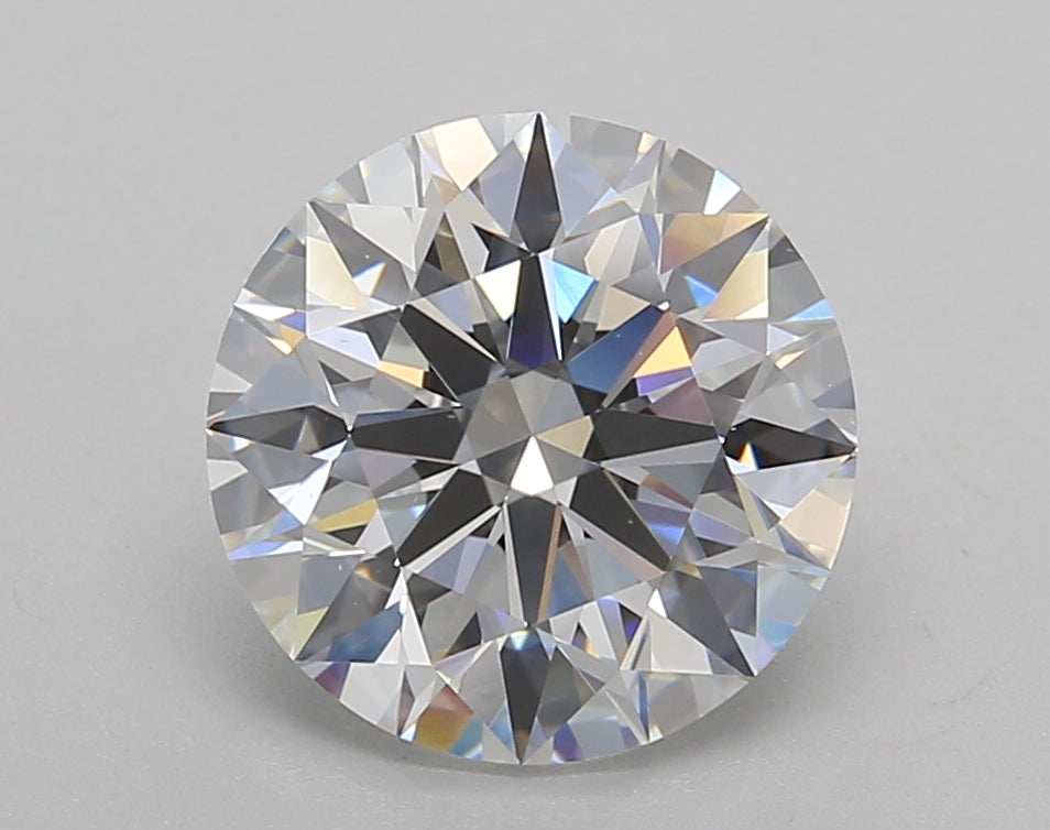 3.02 Carat Round Shaped, Ideal Cut, D Color, VS1 Clarity, IGI Certified Lab Grown Diamond