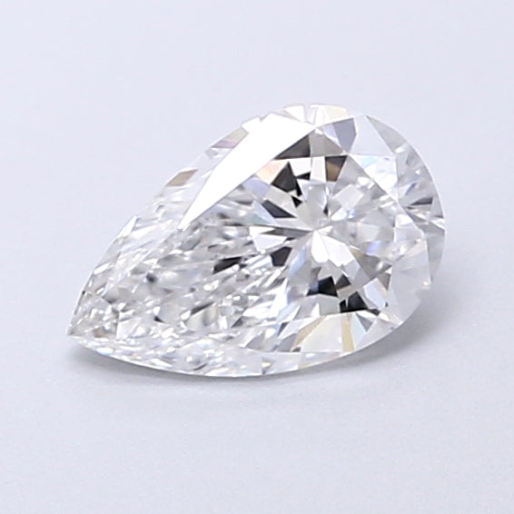 0.50 Carat Pear Shaped, Very Good Cut, D Color, VS1 Clarity, IGI Certified Lab Grown Diamond