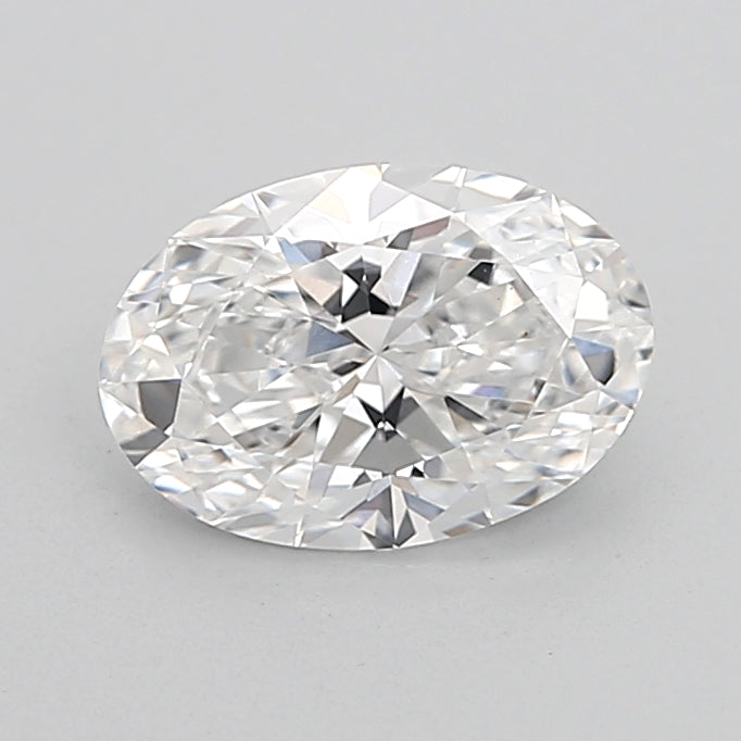 1.54 Carat Oval Shaped, Ideal Cut, D Color, VVS2 Clarity, IGI Certified Lab Grown Diamond