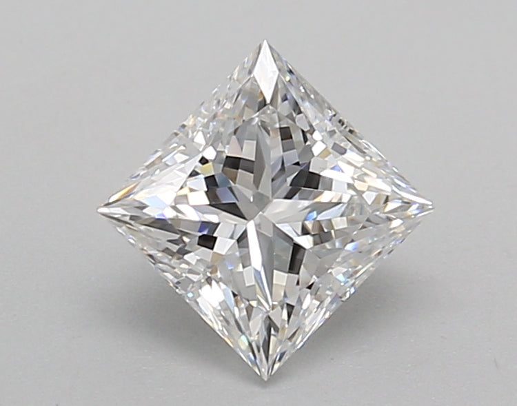 1.02 Carat Princess Shaped, Excellent Cut, D Color, VS1 Clarity, IGI Certified Lab Grown Diamond