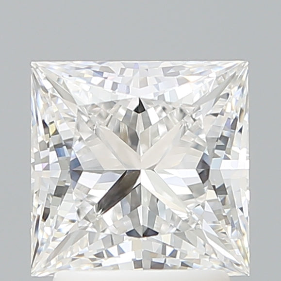 2.34 Carat Princess Shaped, Ideal Cut, D Color, VVS2 Clarity, IGI Certified Lab Grown Diamond