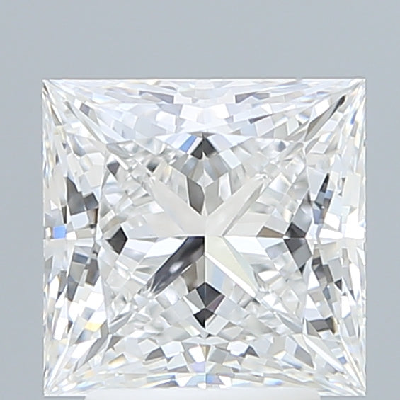 3.12 Carat Princess Shaped, Ideal Cut, D Color, VVS2 Clarity, IGI Certified Lab Grown Diamond