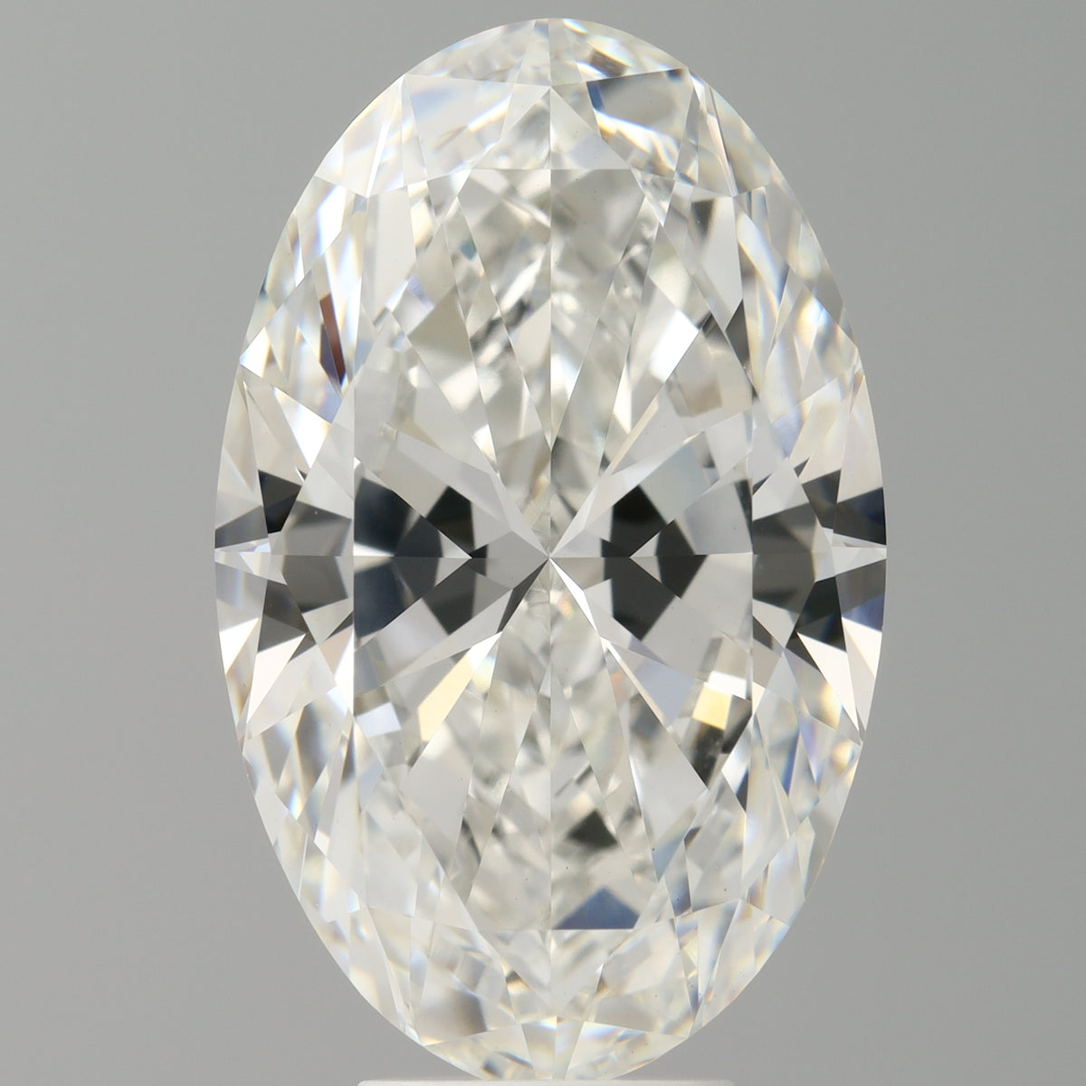 7.54 Carat Oval Shaped, Ideal Cut, F Color, VVS2 Clarity, IGI Certified Lab Grown Diamond