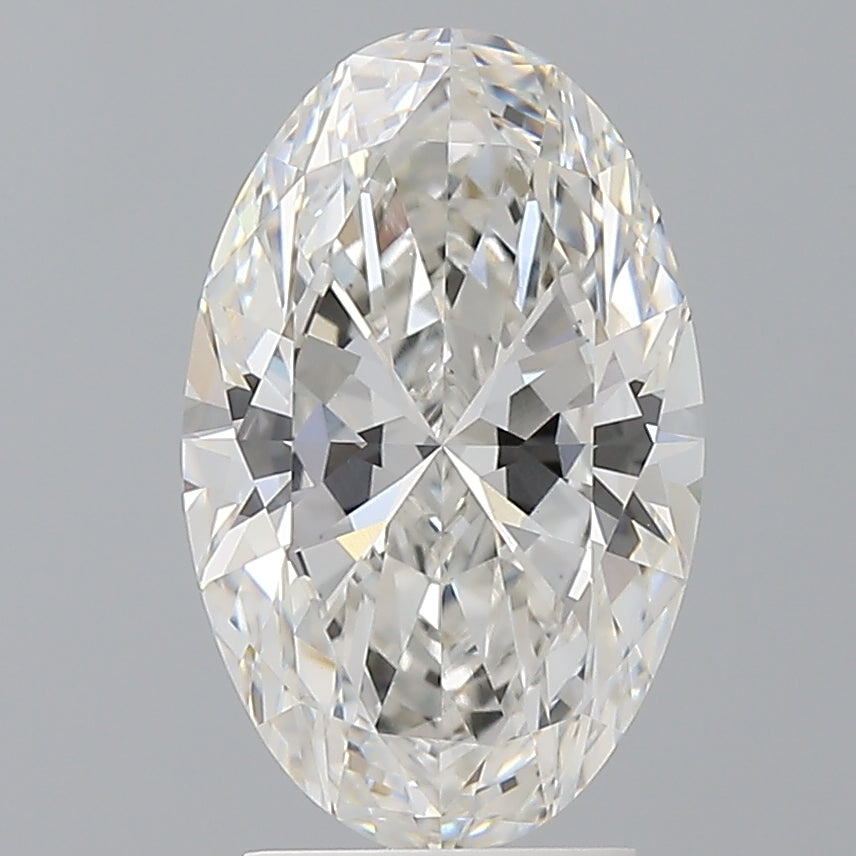 3.08 Carat Oval Shaped, Ideal Cut, F Color, VS1 Clarity, IGI Certified Lab Grown Diamond