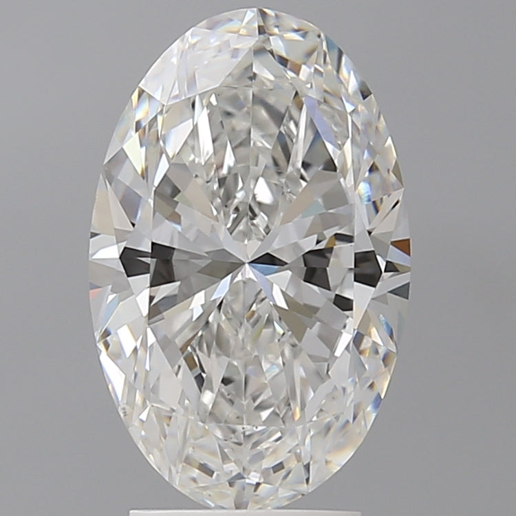 3.52 Carat Oval Shaped, Ideal Cut, E Color, VS1 Clarity, IGI Certified Lab Grown Diamond