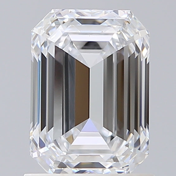 1.53 Carat Emerald Shaped, Ideal Cut, E Color, VVS2 Clarity, IGI Certified Lab Grown Diamond