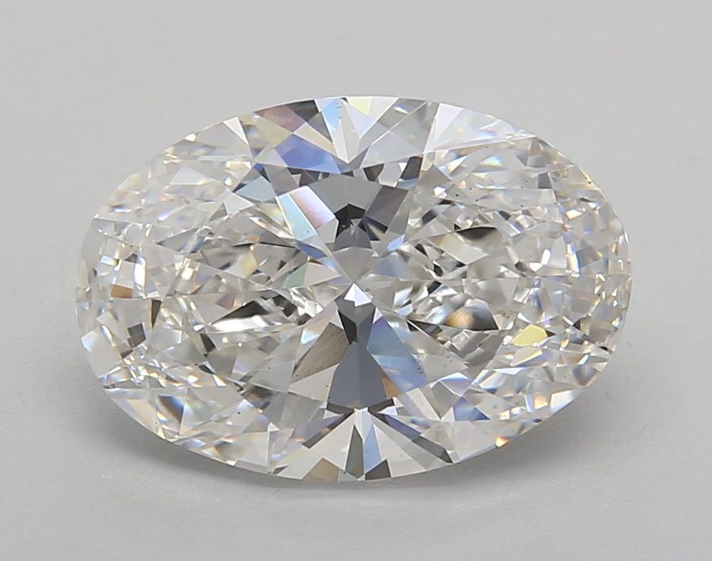 3.51 Carat Oval Shaped, Excellent Cut, E Color, VS1 Clarity, IGI Certified Lab Grown Diamond