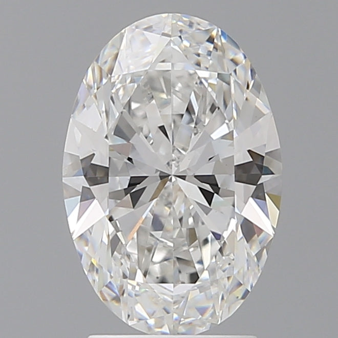 2.53 Carat Oval Shaped, Ideal Cut, E Color, VVS2 Clarity, IGI Certified Lab Grown Diamond