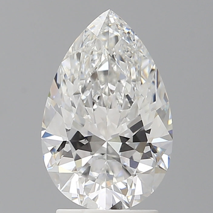 2.55 Carat Pear Shaped, Ideal Cut, E Color, VVS2 Clarity, IGI Certified Lab Grown Diamond