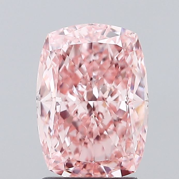 2.42 Carat Cushion Shaped, Ideal Cut, VVS2 Clarity, IGI Certified Lab Grown Diamond