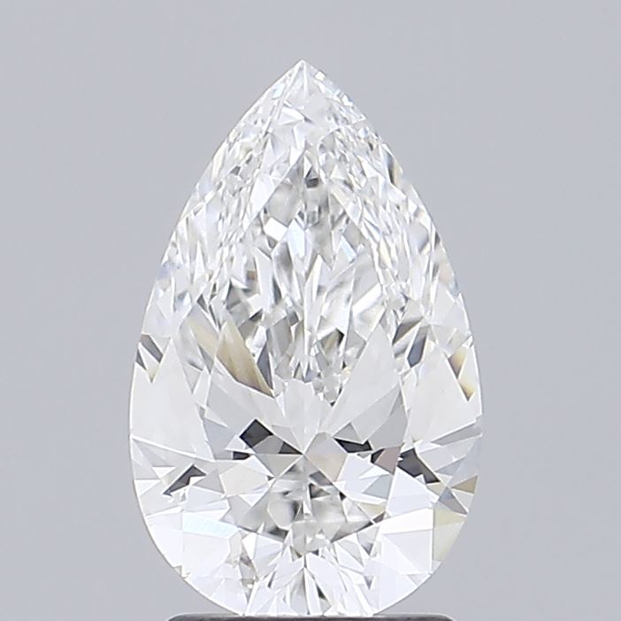 2.00 Carat Pear Shaped, Ideal Cut, E Color, VVS2 Clarity, IGI Certified Lab Grown Diamond
