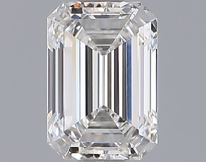 1.32 Carat Emerald Shaped, Ideal Cut, F Color, VVS2 Clarity, IGI Certified Lab Grown Diamond