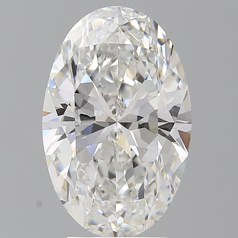 4.08 Carat Oval Shaped, Ideal Cut, E Color, VVS2 Clarity, IGI Certified Lab Grown Diamond