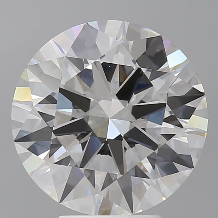 5.50 Carat Round Shaped, Excellent Cut, F Color, VVS2 Clarity, IGI Certified Lab Grown Diamond
