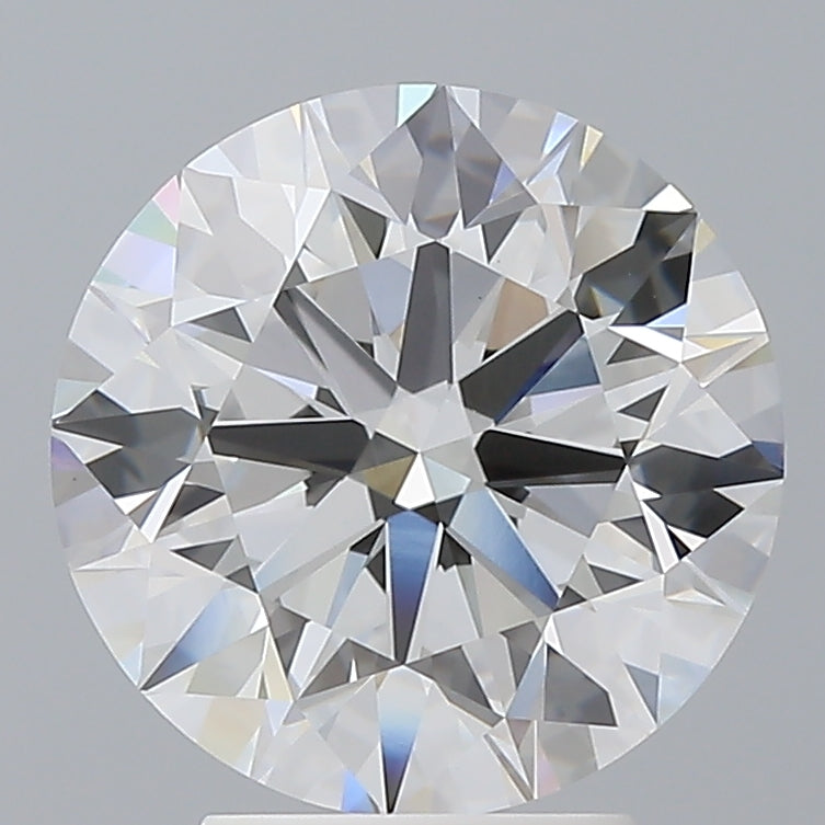 4.03 Carat Round Shaped, Ideal Cut, E Color, VVS2 Clarity, IGI Certified Lab Grown Diamond