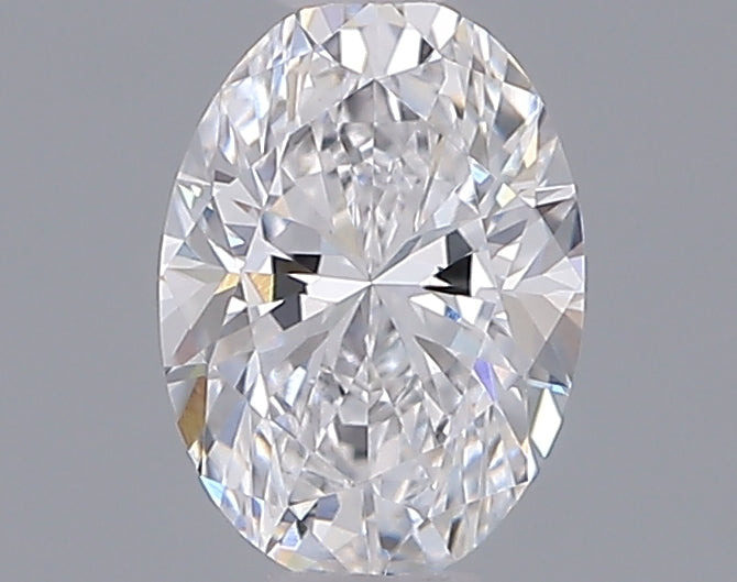 0.55 Carat Oval Shaped, Excellent Cut, D Color, VVS2 Clarity, IGI Certified Lab Grown Diamond