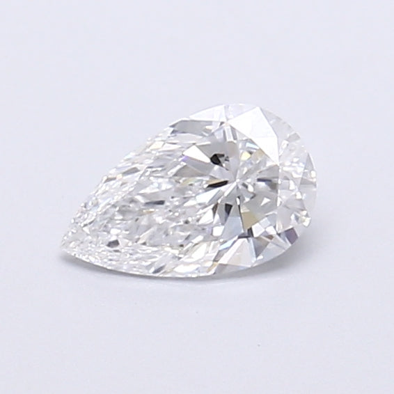 0.34 Carat Pear Shaped, Very Good Cut, D Color, VVS2 Clarity, IGI Certified Lab Grown Diamond