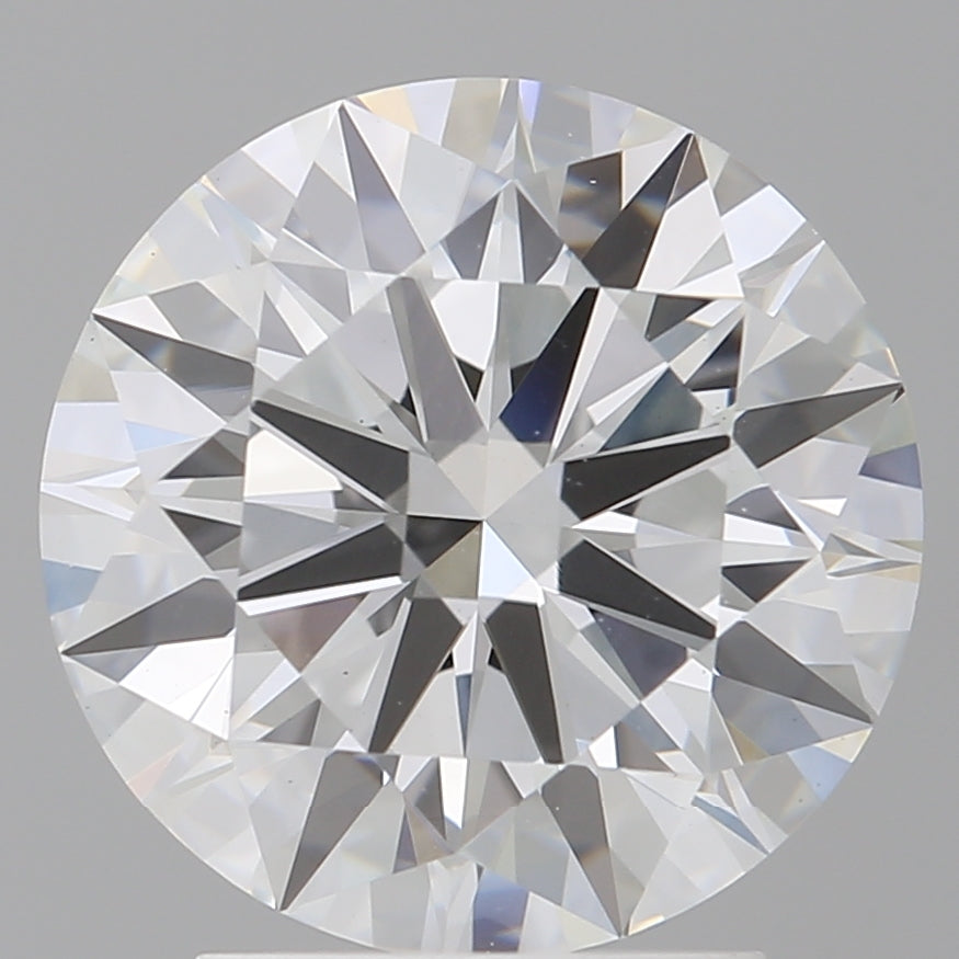 3.00 Carat Round Shaped, Ideal Cut, F Color, VVS2 Clarity, IGI Certified Lab Grown Diamond