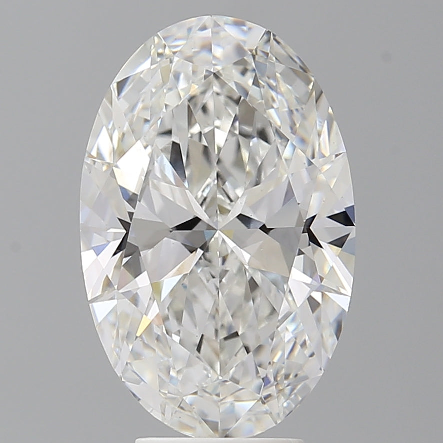 5.52 Carat Oval Shaped, Ideal Cut, E Color, VVS2 Clarity, IGI Certified Lab Grown Diamond