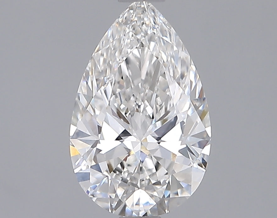 1.55 Carat Pear Shaped, Ideal Cut, F Color, IF Clarity, IGI Certified Lab Grown Diamond