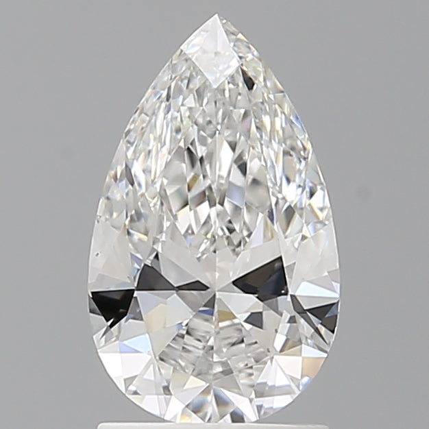 1.59 Carat Pear Shaped, Ideal Cut, E Color, VS1 Clarity, IGI Certified Lab Grown Diamond