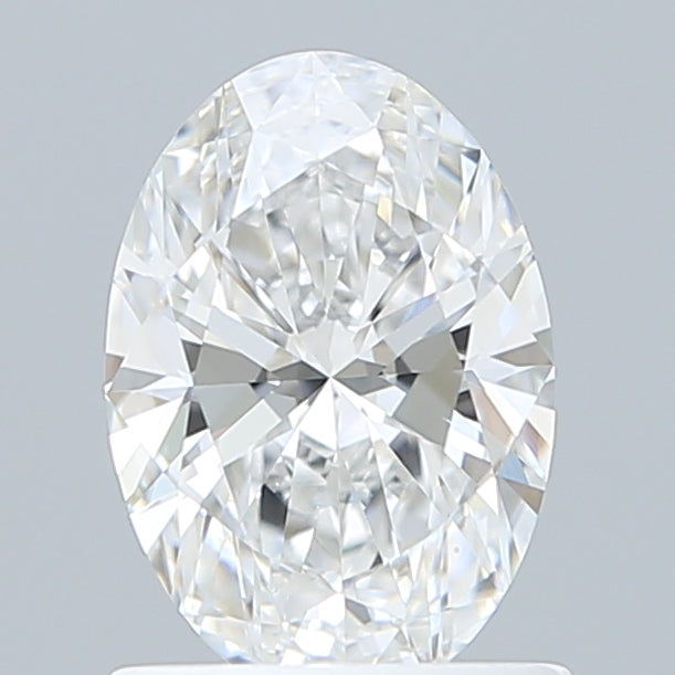 1.08 Carat Oval Shaped, Ideal Cut, D Color, VVS2 Clarity, IGI Certified Lab Grown Diamond