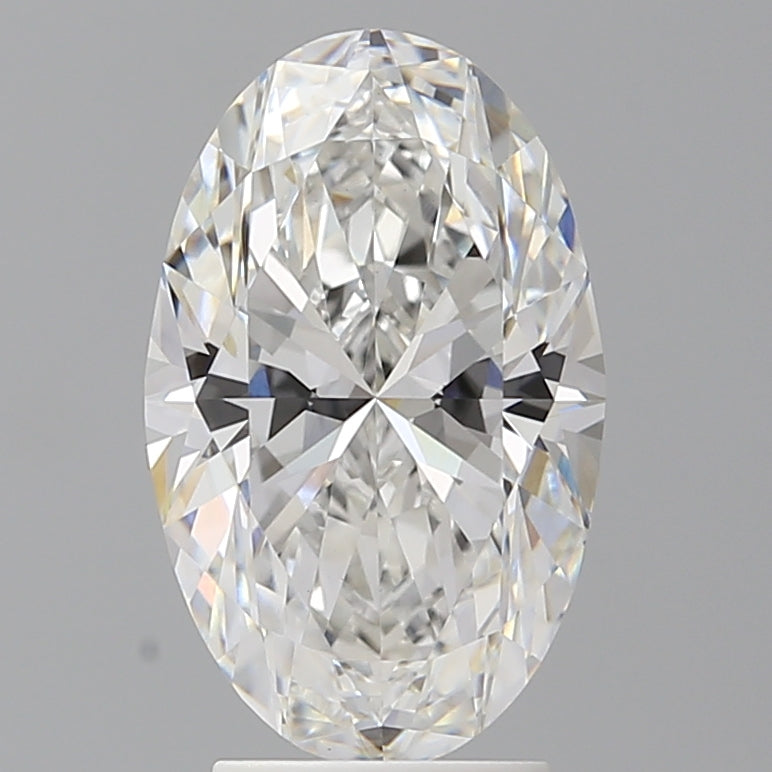 3.53 Carat Oval Shaped, Ideal Cut, E Color, VVS2 Clarity, IGI Certified Lab Grown Diamond