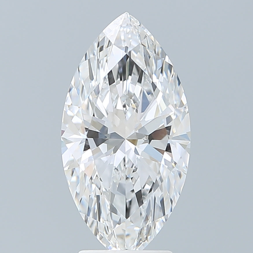 3.54 Carat Marquise Shaped, Ideal Cut, E Color, VVS2 Clarity, IGI Certified Lab Grown Diamond