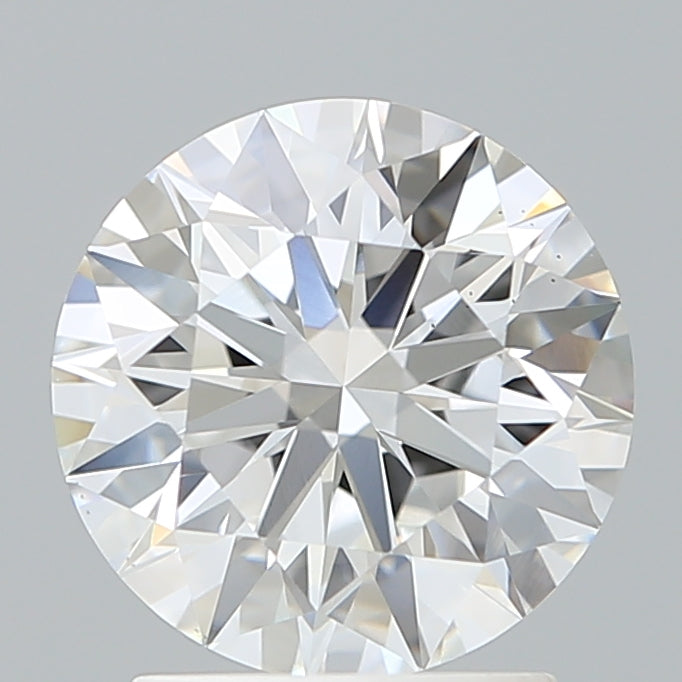 2.10 Carat Round Shaped, Excellent Cut, E Color, VS1 Clarity, IGI Certified Lab Grown Diamond