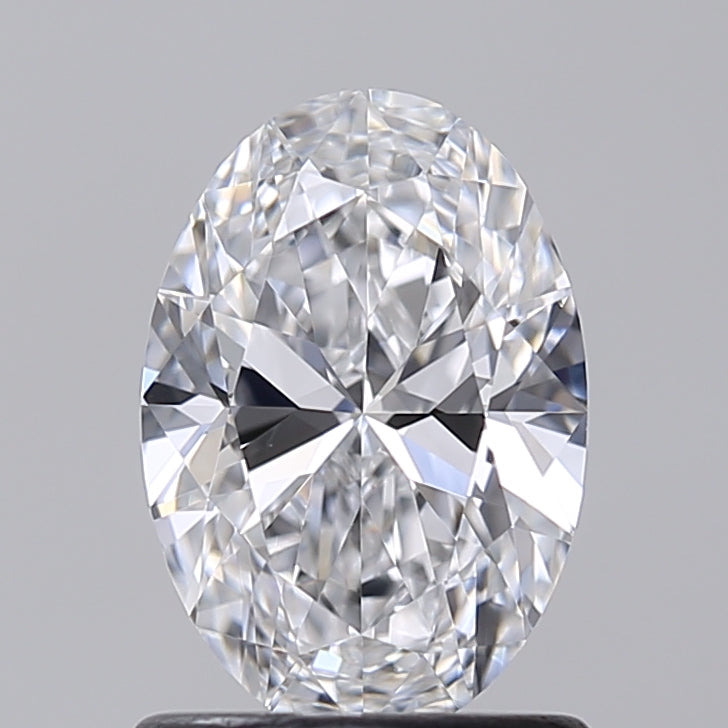 1.01 Carat Oval Shaped, Excellent Cut, D Color, VVS2 Clarity, IGI Certified Lab Grown Diamond
