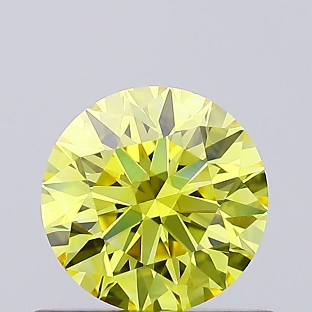0.63 Carat Round Shaped, Ideal Cut, VVS2 Clarity, IGI Certified Lab Grown Diamond
