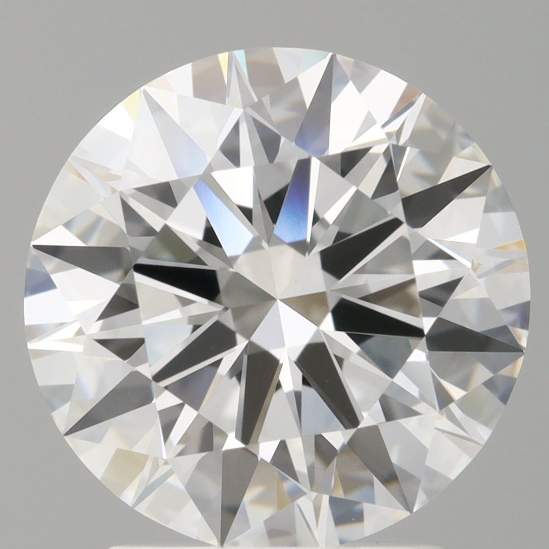 2.60 Carat Round Shaped, Ideal Cut, E Color, VVS2 Clarity, IGI Certified Lab Grown Diamond