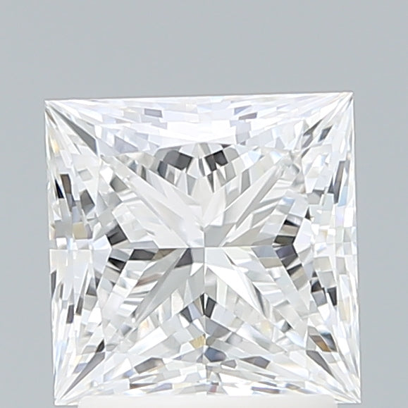 2.21 Carat Princess Shaped, Ideal Cut, E Color, VVS2 Clarity, IGI Certified Lab Grown Diamond