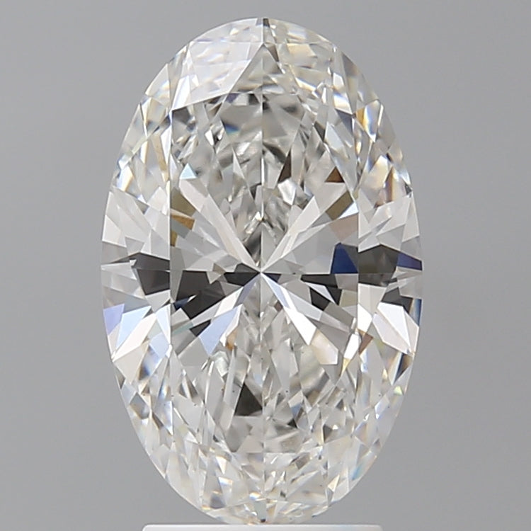 3.08 Carat Oval Shaped, Ideal Cut, F Color, VS1 Clarity, IGI Certified Lab Grown Diamond