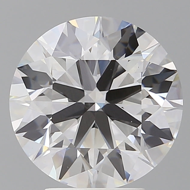 4.05 Carat Round Shaped, Ideal Cut, E Color, VVS2 Clarity, IGI Certified Lab Grown Diamond