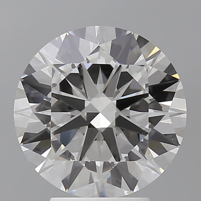 4.01 Carat Round Shaped, Excellent Cut, E Color, VVS2 Clarity, IGI Certified Lab Grown Diamond