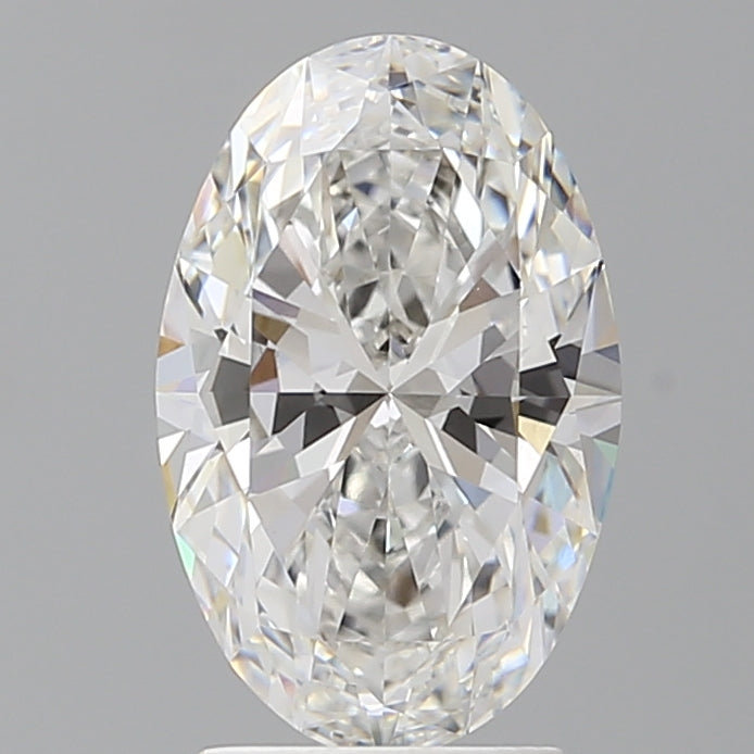 2.58 Carat Oval Shaped, Ideal Cut, F Color, VS1 Clarity, IGI Certified Lab Grown Diamond