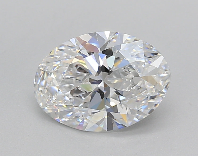 1.51 Carat Oval Shaped, Excellent Cut, D Color, VVS2 Clarity, IGI Certified Lab Grown Diamond