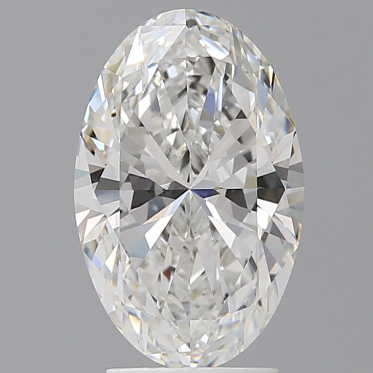 3.10 Carat Oval Shaped, Ideal Cut, E Color, VVS2 Clarity, IGI Certified Lab Grown Diamond