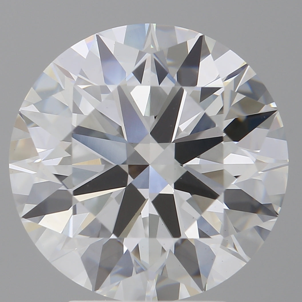 4.50 Carat Round Shaped, Excellent Cut, E Color, VS1 Clarity, IGI Certified Lab Grown Diamond